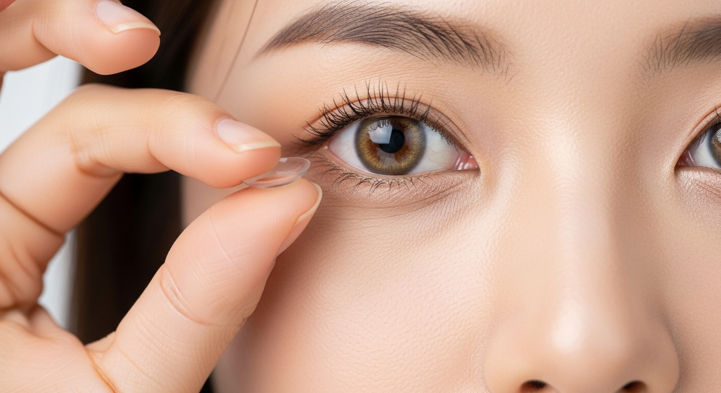 렌즈, 충혈, 눈 통증