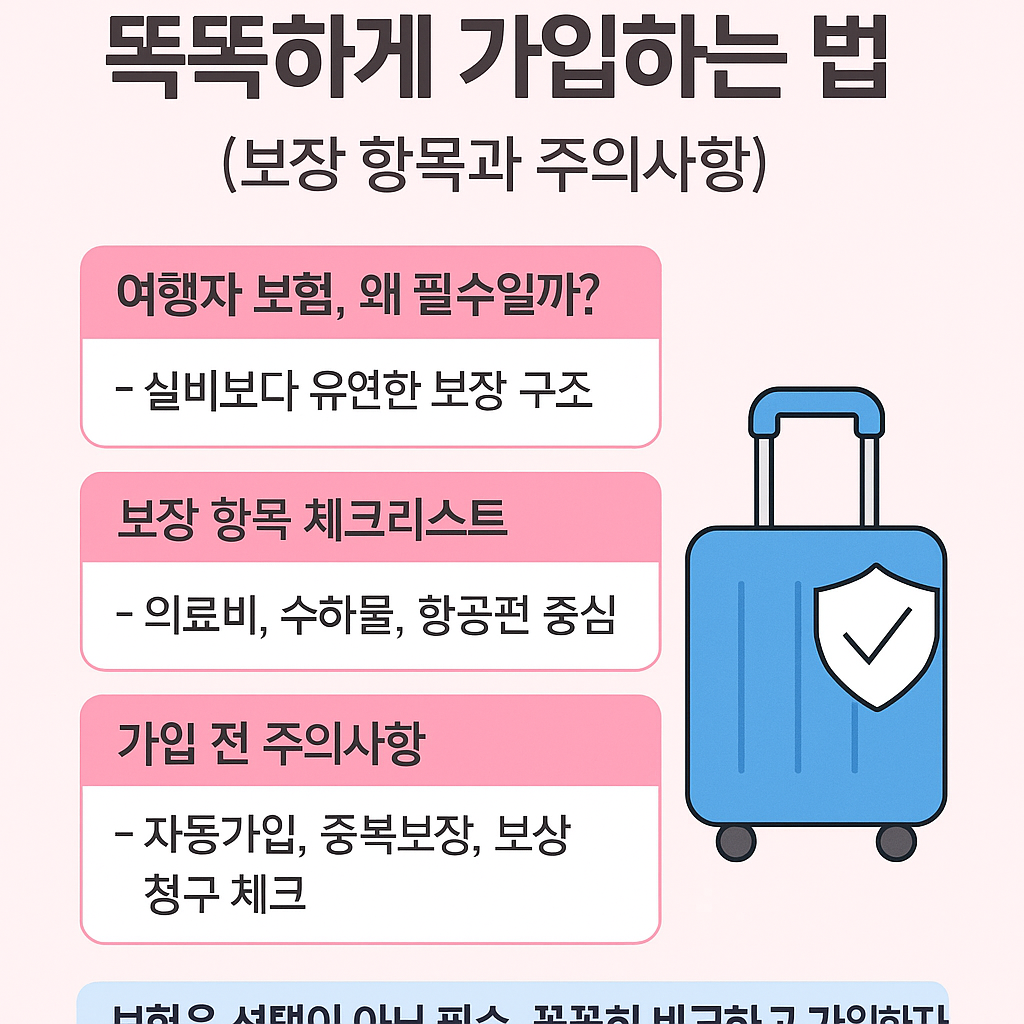 여행자 보험 가입 관련 사진