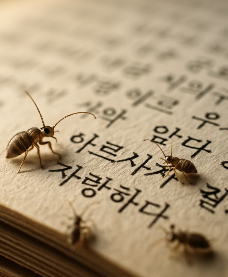 정체불명 벌레, 너는 누구니?