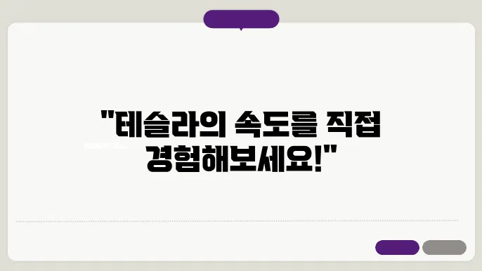 테슬라 시승