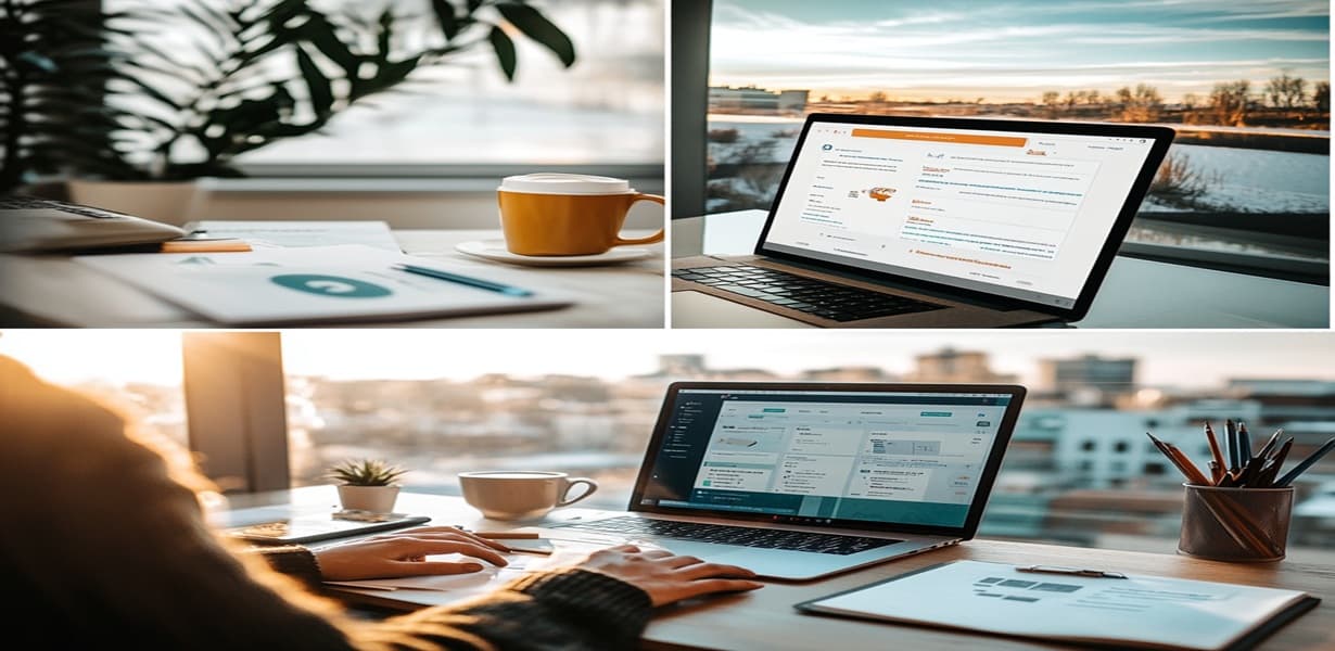 GPT 콘텐츠 자동화 작업이 이뤄지는 디지털 작업공간