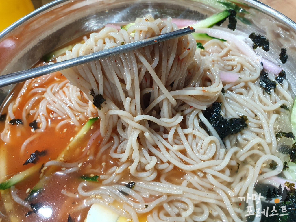 평창 메밀 막국수 물막