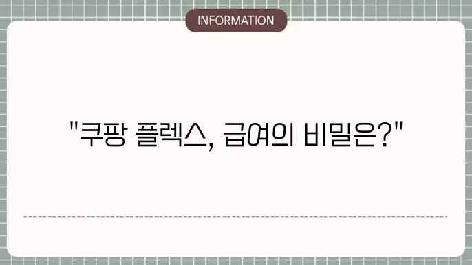 쿠팡 플렉스 어시스턴트가 하는 업무