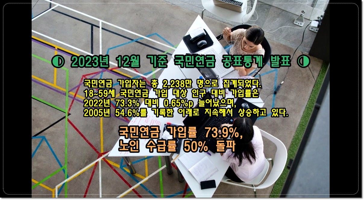 국민연금-가입자-국민연금-가입률-및-수급자-인원-알아보기