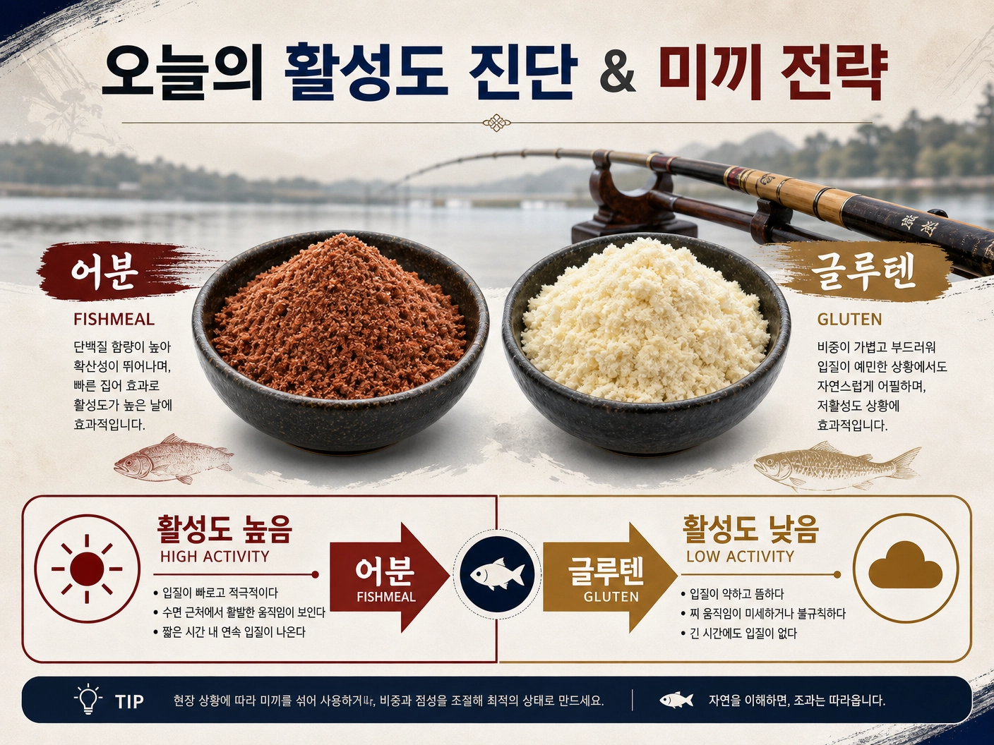 오늘의 활성도 진단 &amp; 미끼 전략
