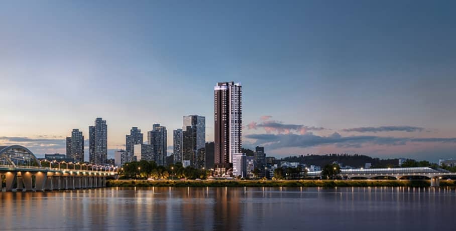 라비움 한강 도시형생활주택 조감도