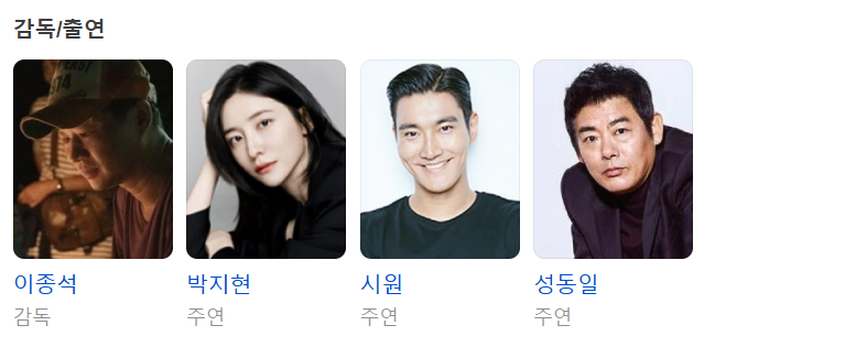 감독 및 출연진