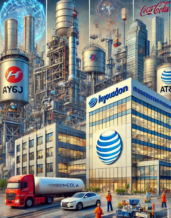 회사 건물의 모습