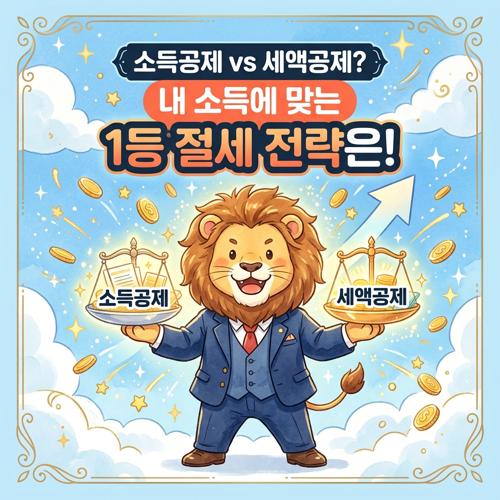 2026년 종합소득세 소득공제 세액공제 차이점 분석 및 연봉 소득 구간별 유리한 절세 방법 가이드 요약