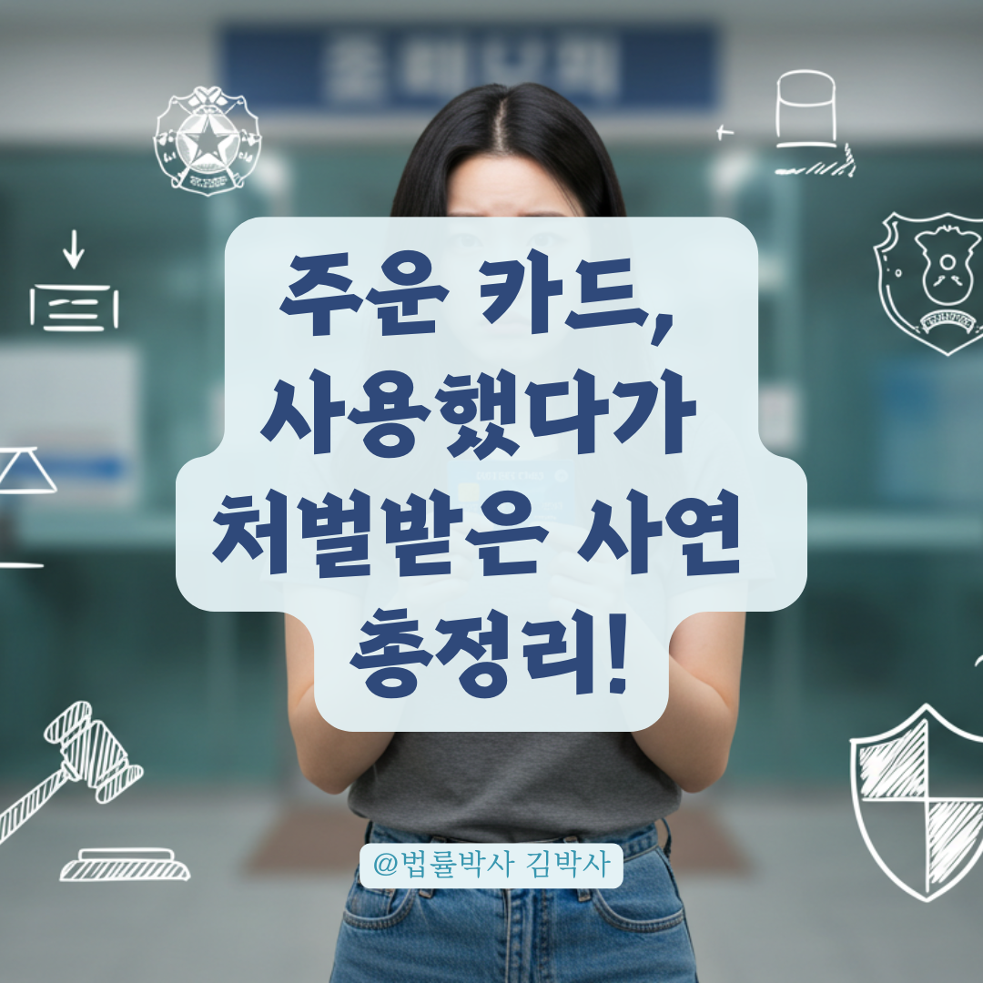 주운 카드 사용하면 벌금형? 처벌 수위는 이렇게 결정됩니다.