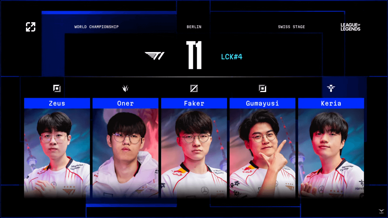 롤드컵 스위스 스테이지 T1 TES