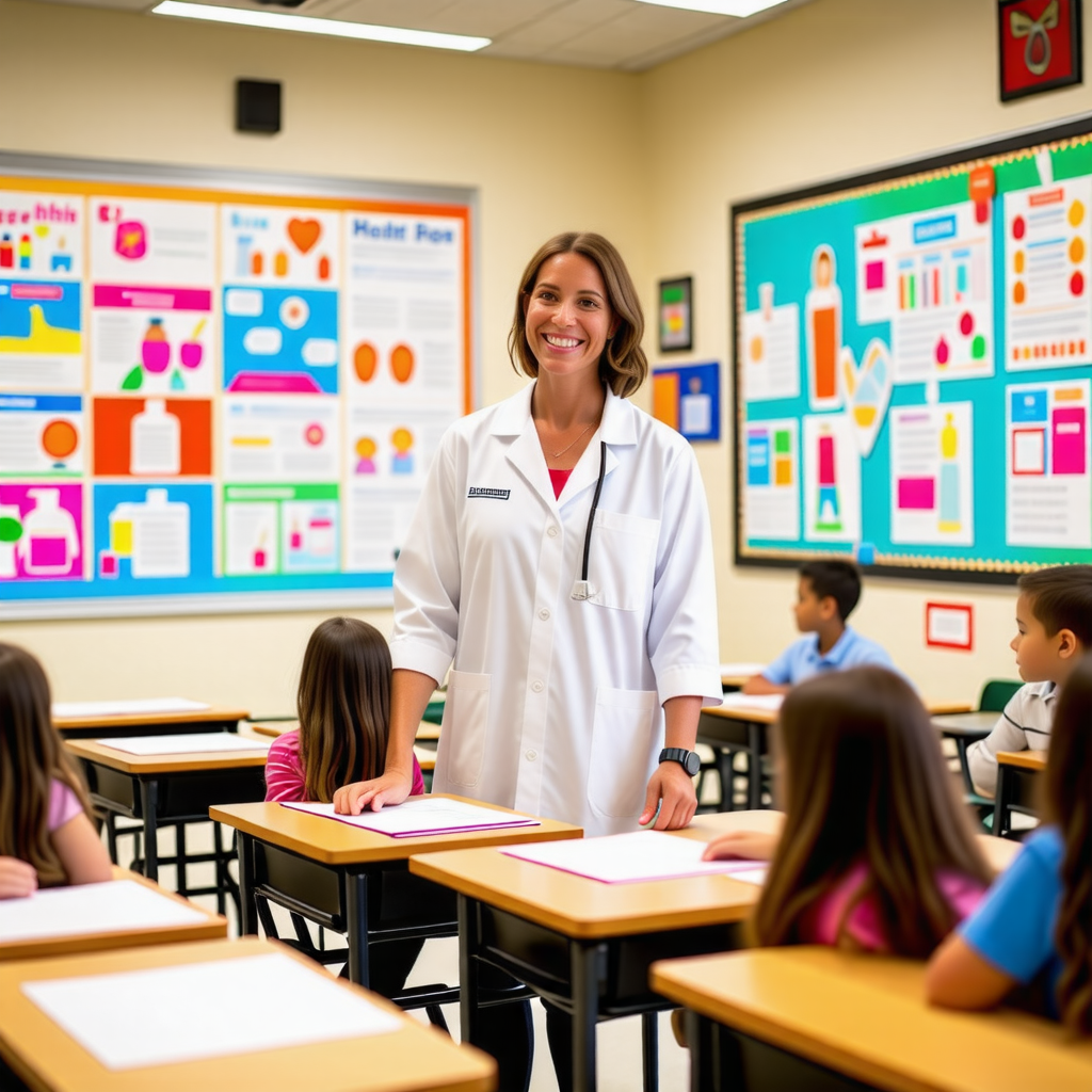 병원 밖 나이트 근무 없는 간호사 3. 학교 보건교사