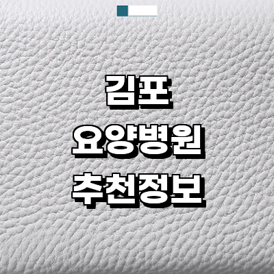 김포시 요양병원