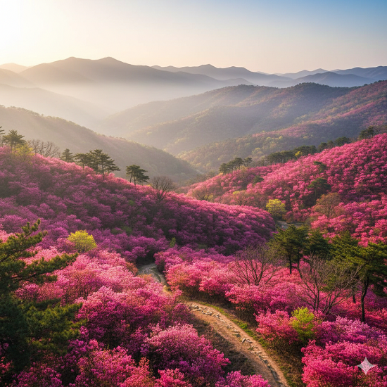 진달래꽃 이미지