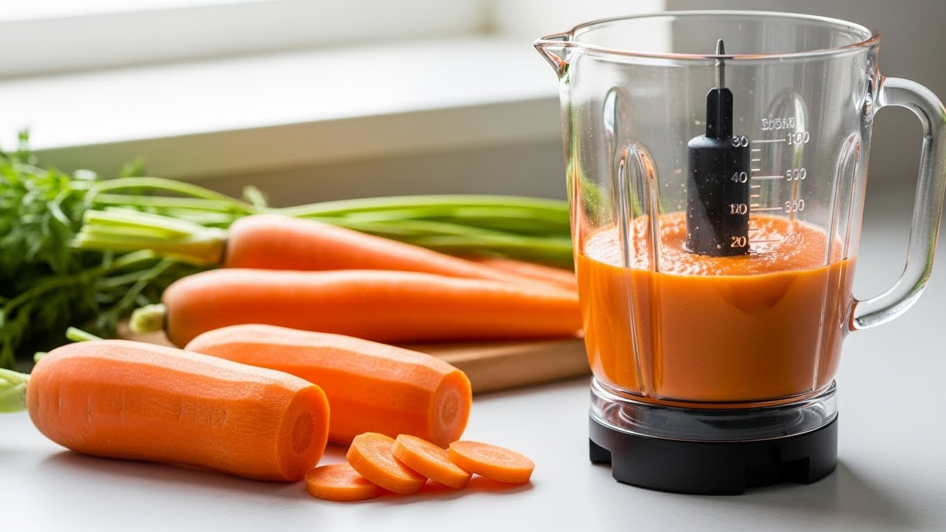 김대석 셰프의 당근묵 레시피: 눈 건강을 위한 탱글탱글 간식