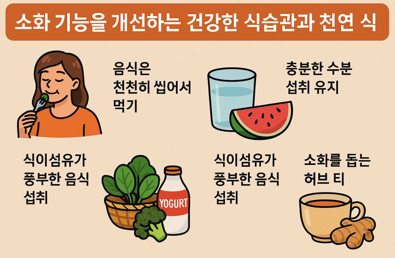 소화 기능 개선 관련 사진