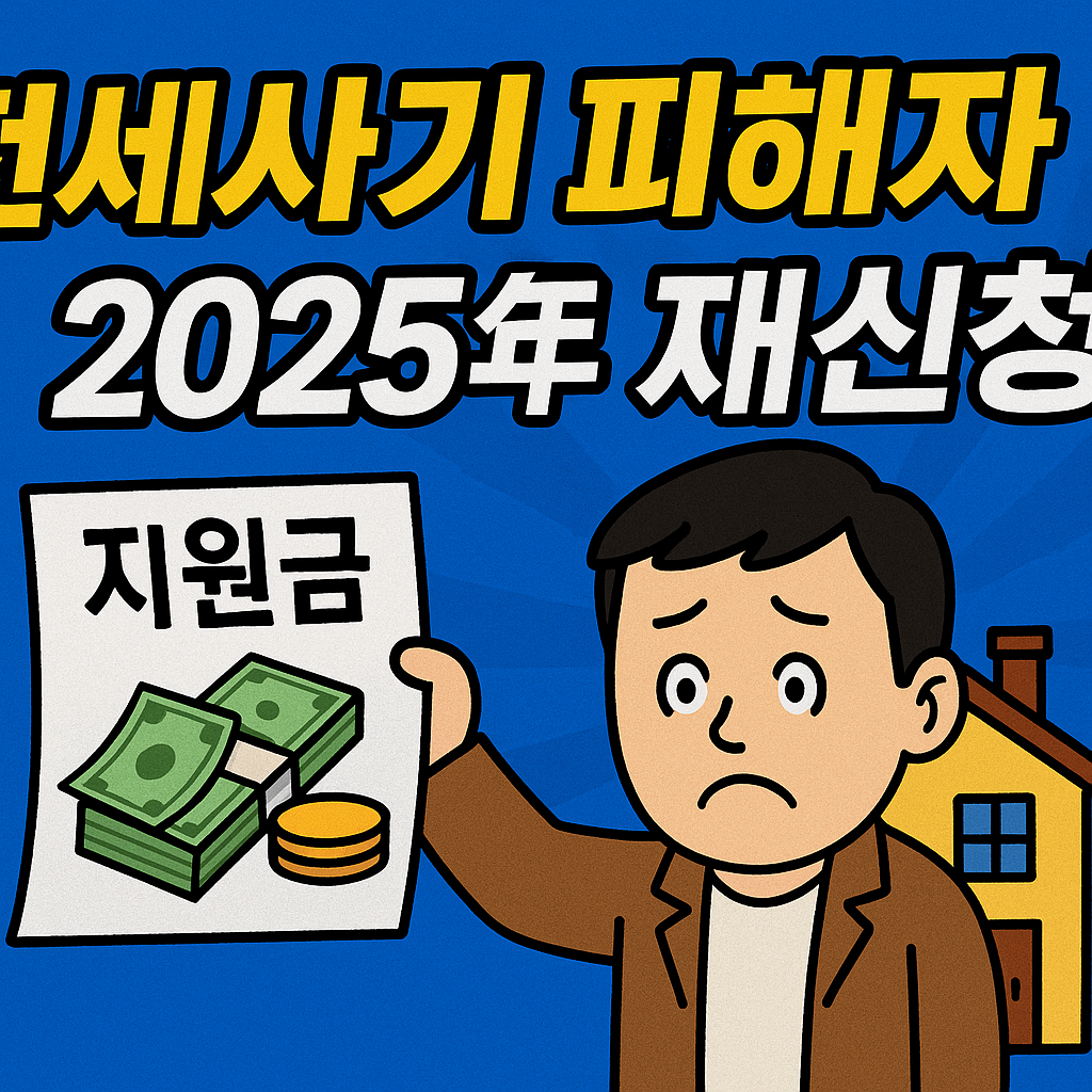 2025 ‘전세사기 피해자 지원금’ 재신청 개시
