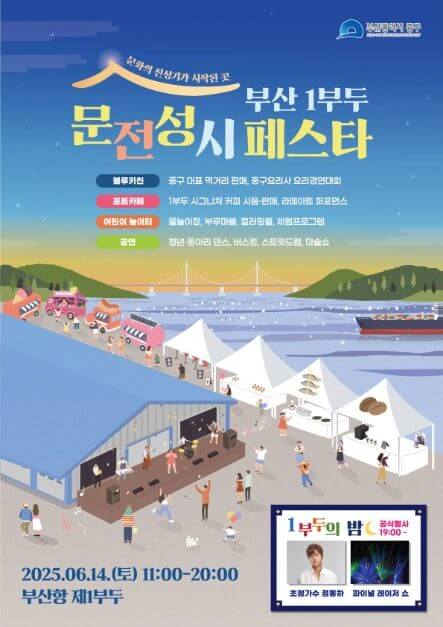 2025년 6월 부산 축제, 행사(동구, 해운대구, 중구, 금정구)