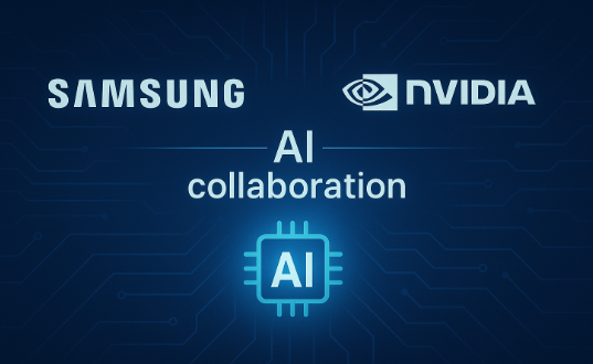 삼성전자와 엔비디아 AI 협력 관련 사진