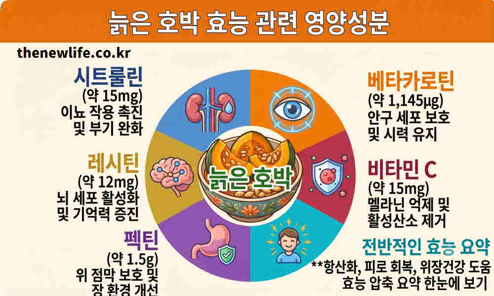 늙은 호박 효능 영양성분