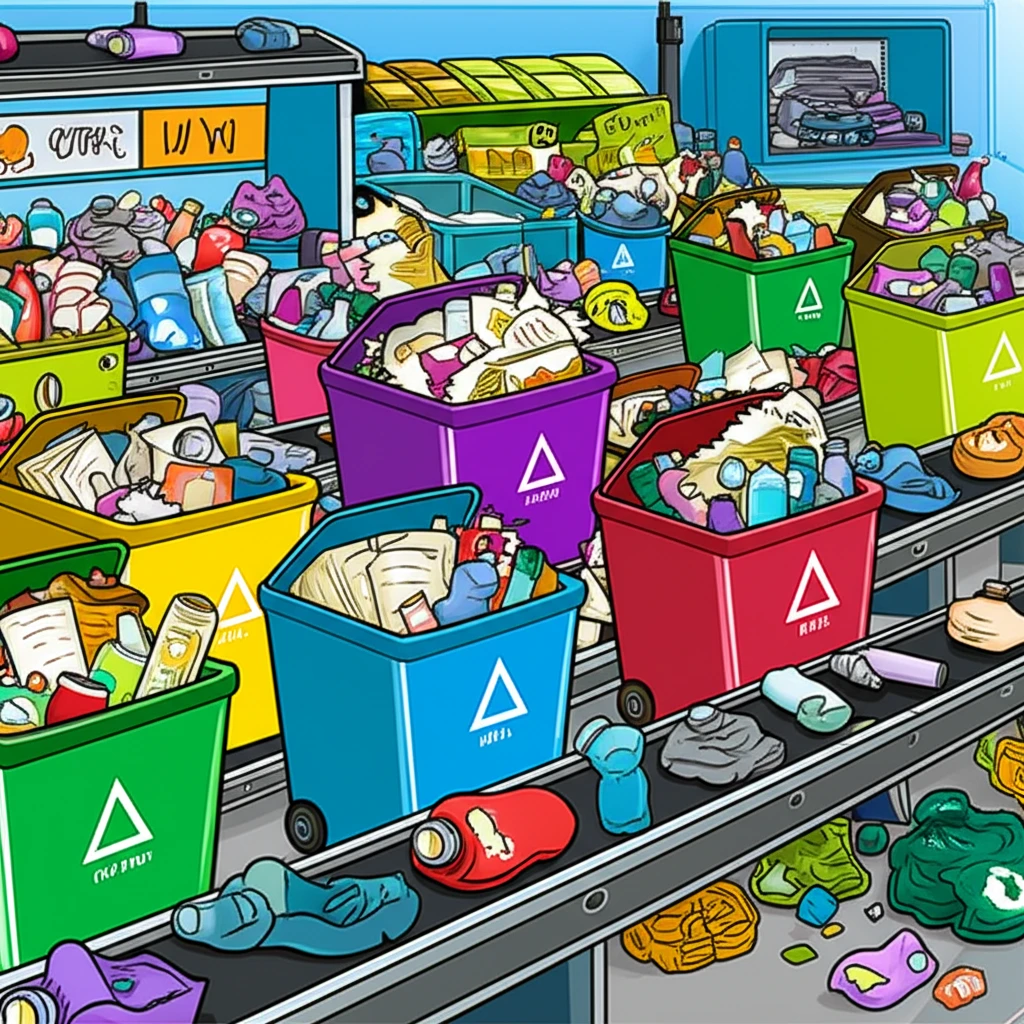 환경 보호 필수 고물상 오염 폐기물 ..