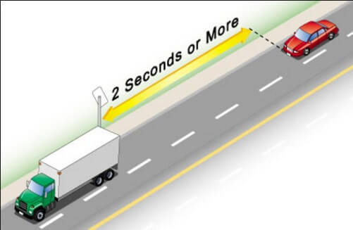 안전거리 계산법 수식