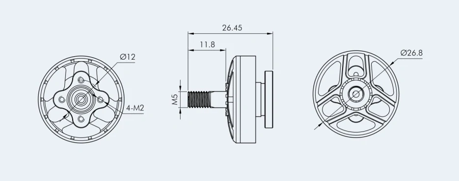 FPV 모터 사이즈