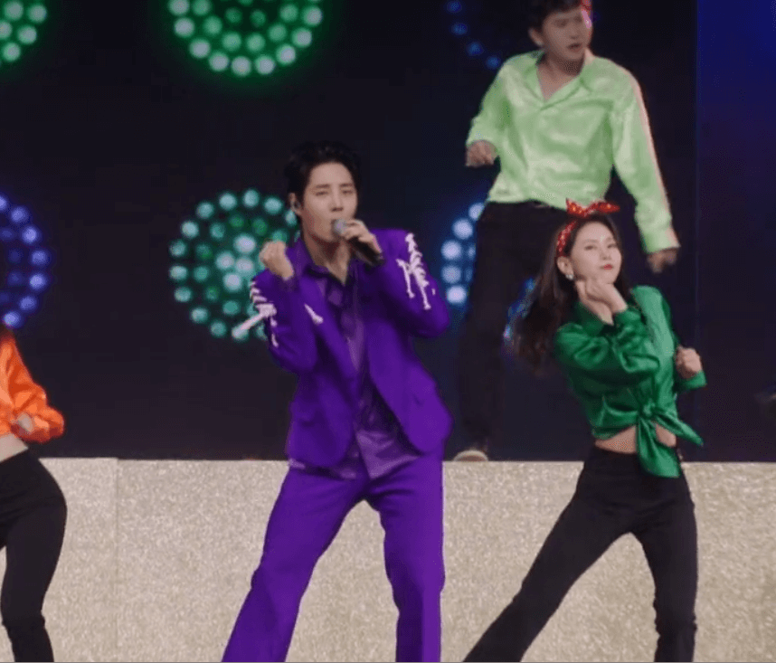 불타는 트롯맨 참가자 경연 모습 사진