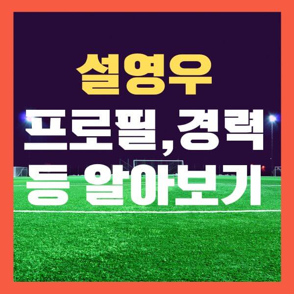 설영우축구프로필