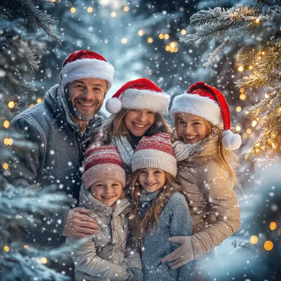 크리스마스 가족사진 촬영 팁, 5분 만에 완벽한 사진 찍는 법_5