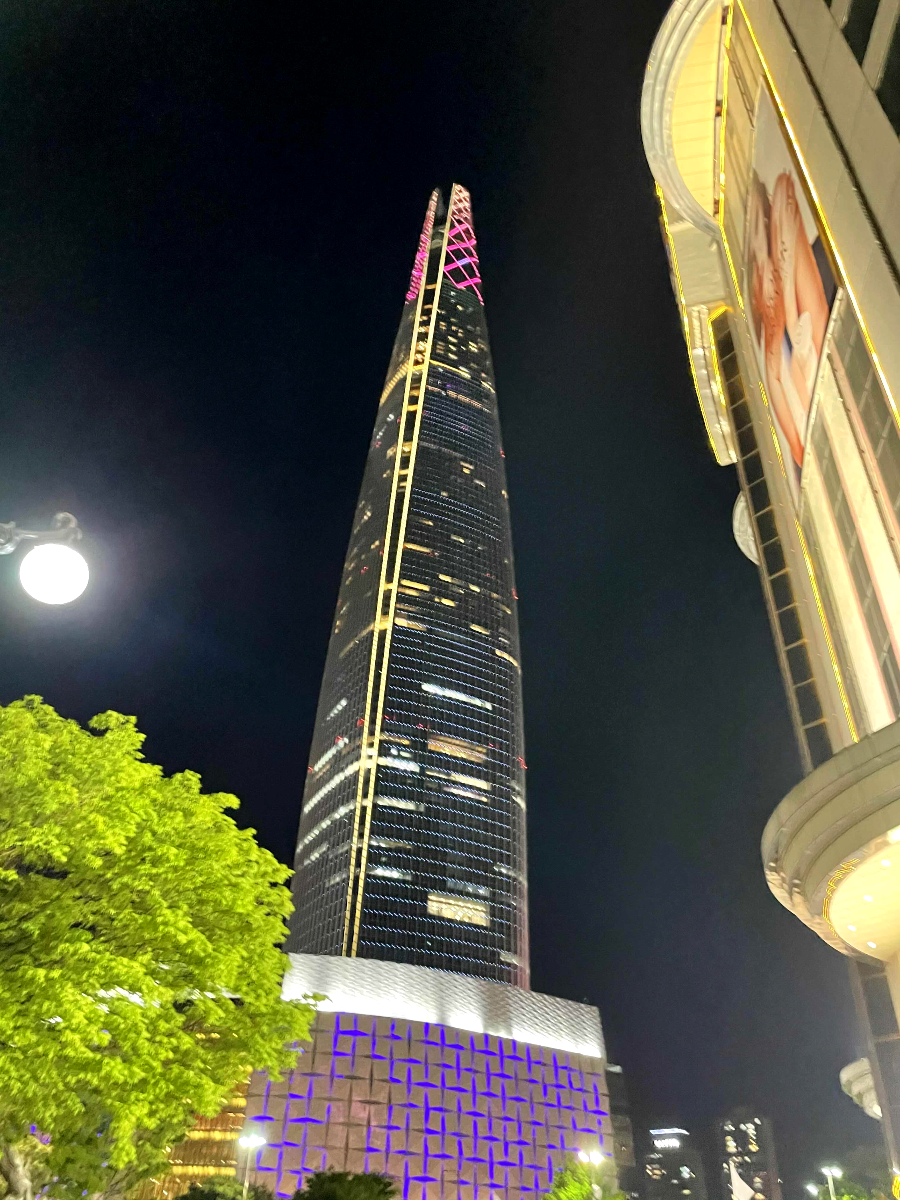 잠실 롯데월드 타워 하늘여행