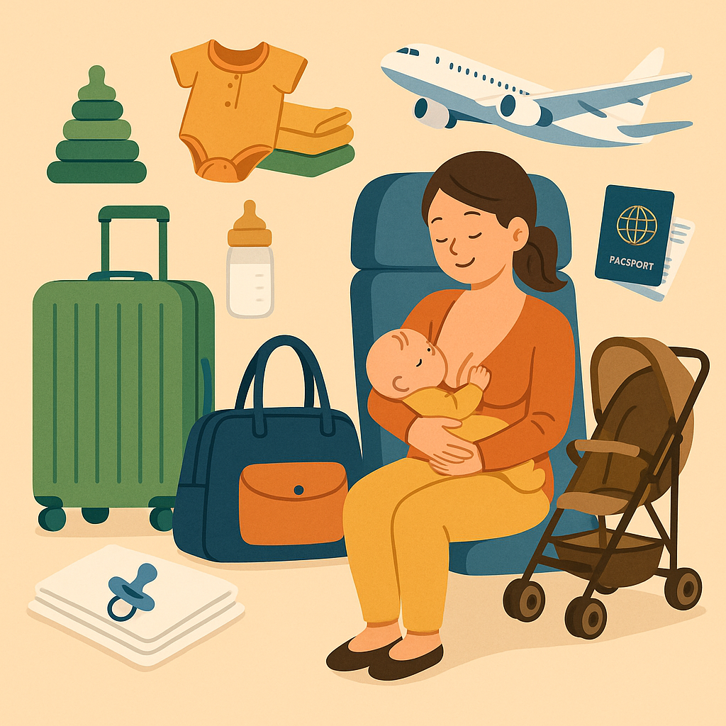 생후 12개월 아이와 여행을 가기 위한 준비사항에 대한 이미지