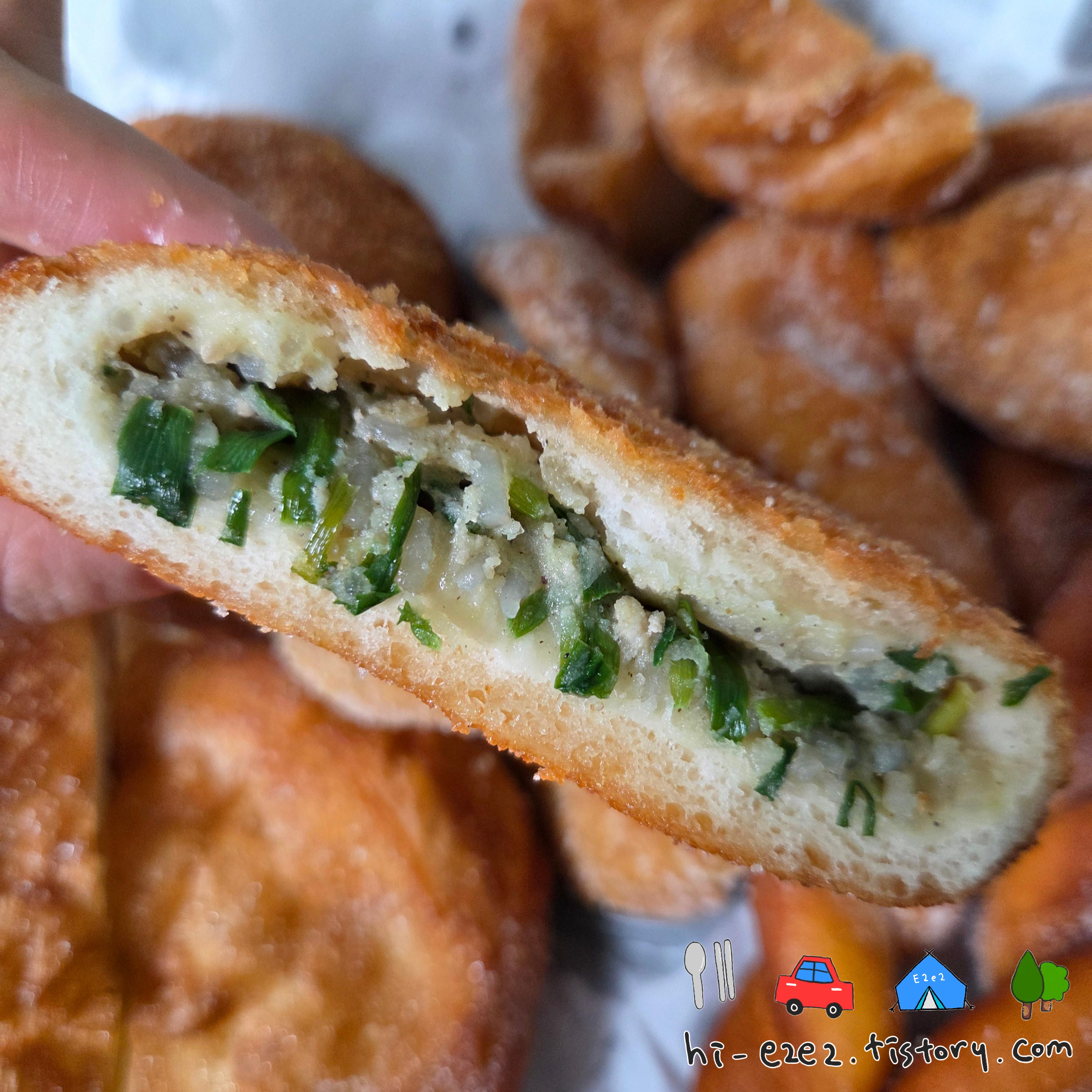 목포 관광 추천 미추리빵 고로케 부추 당면 속