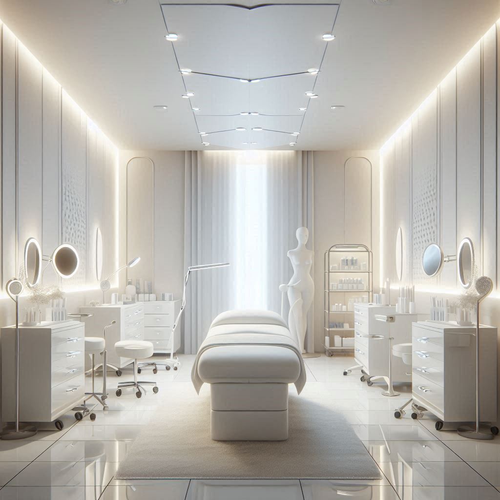 피부,체형관리 샵 배경