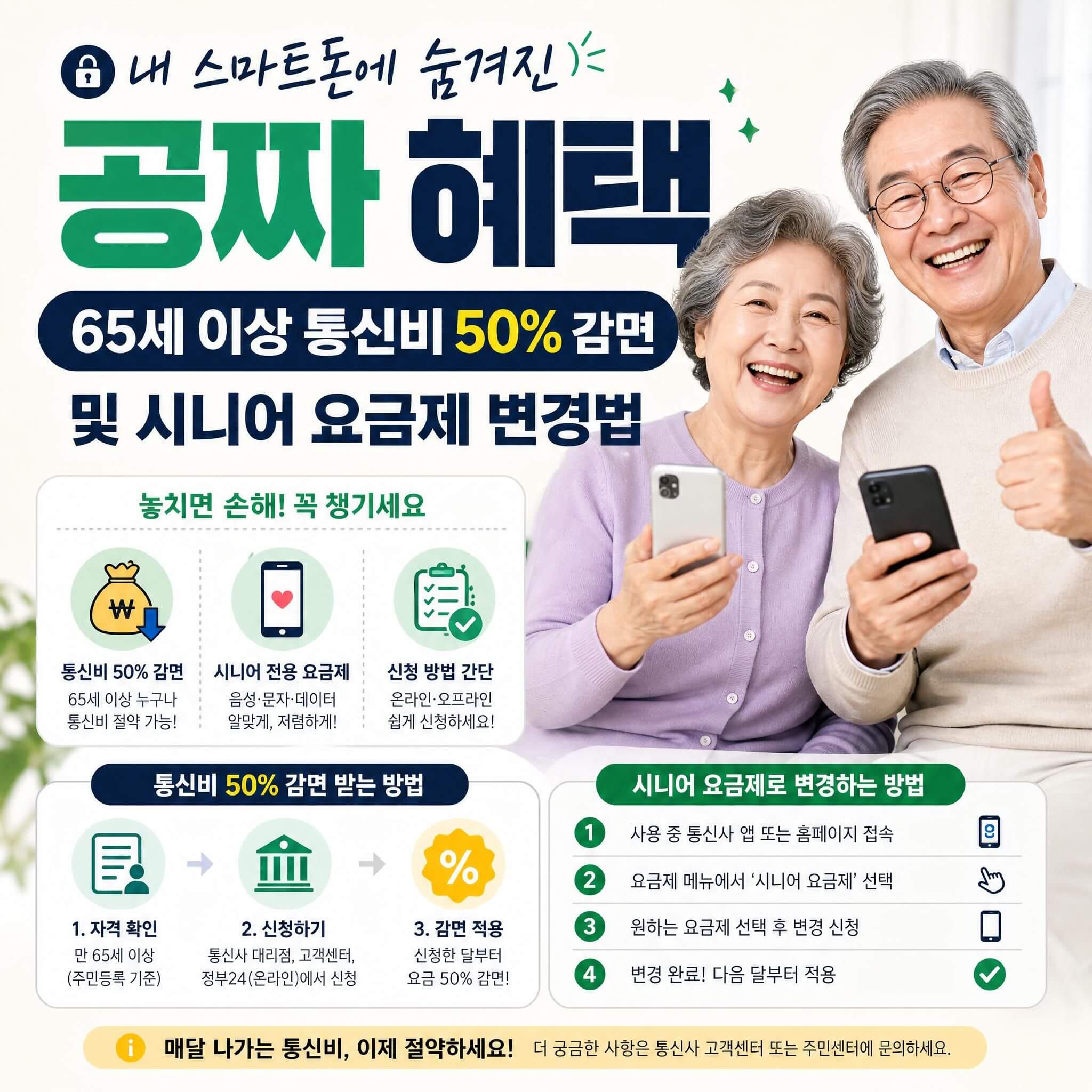 시니어 통신비 감면 제도