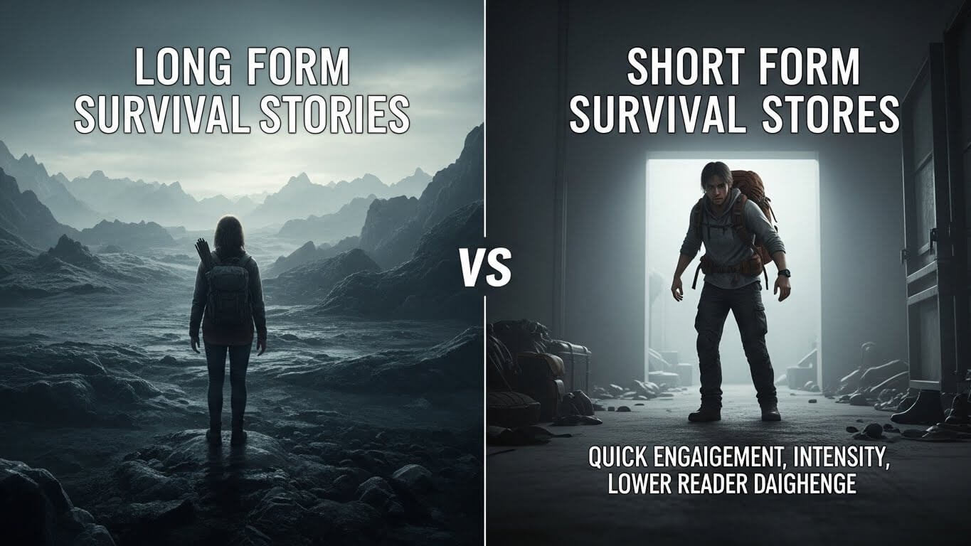장편 생존물 vs 단편물 관련 사진