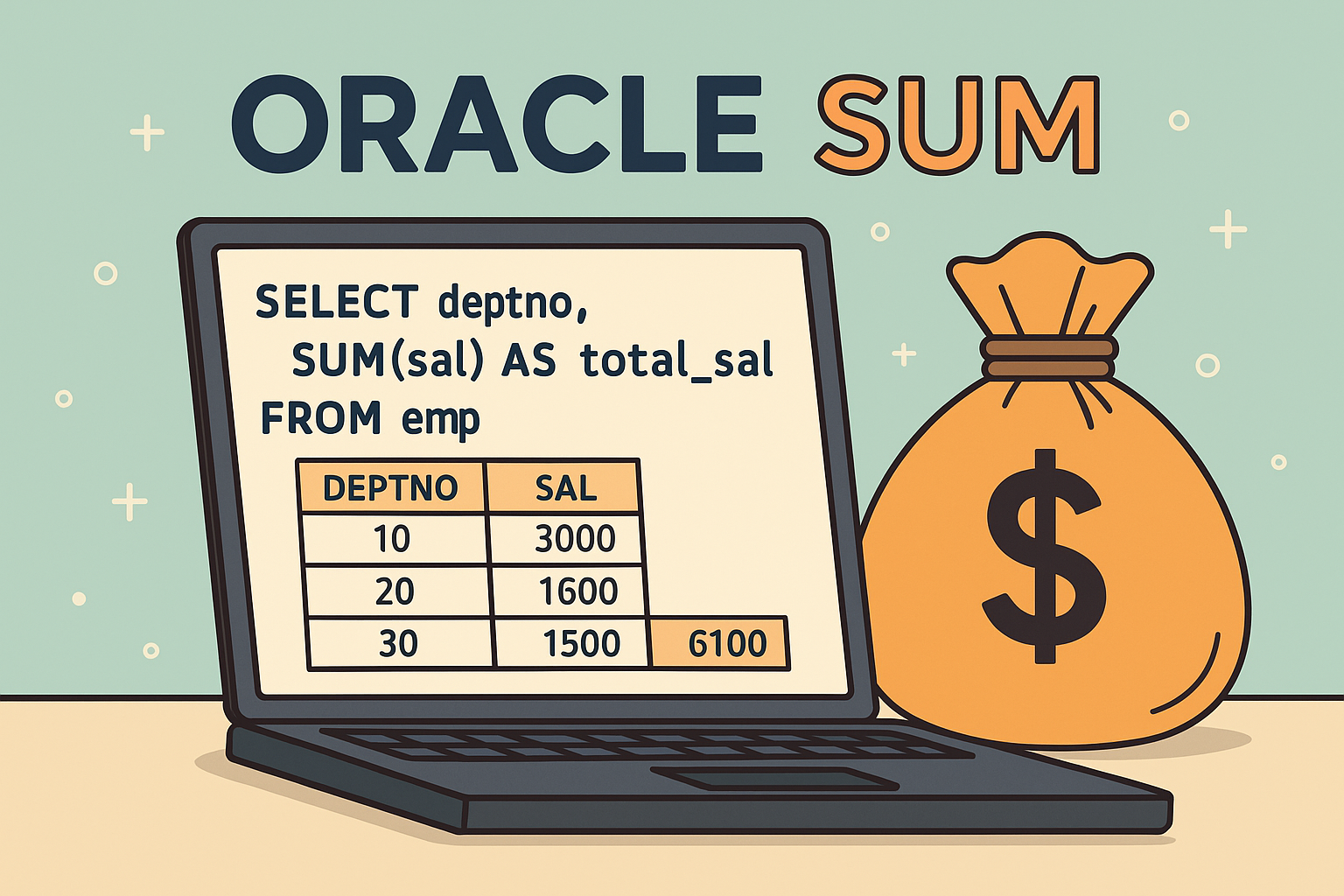 오라클 SUM() 함수 기본 문법부터 실무 활용 팁까지