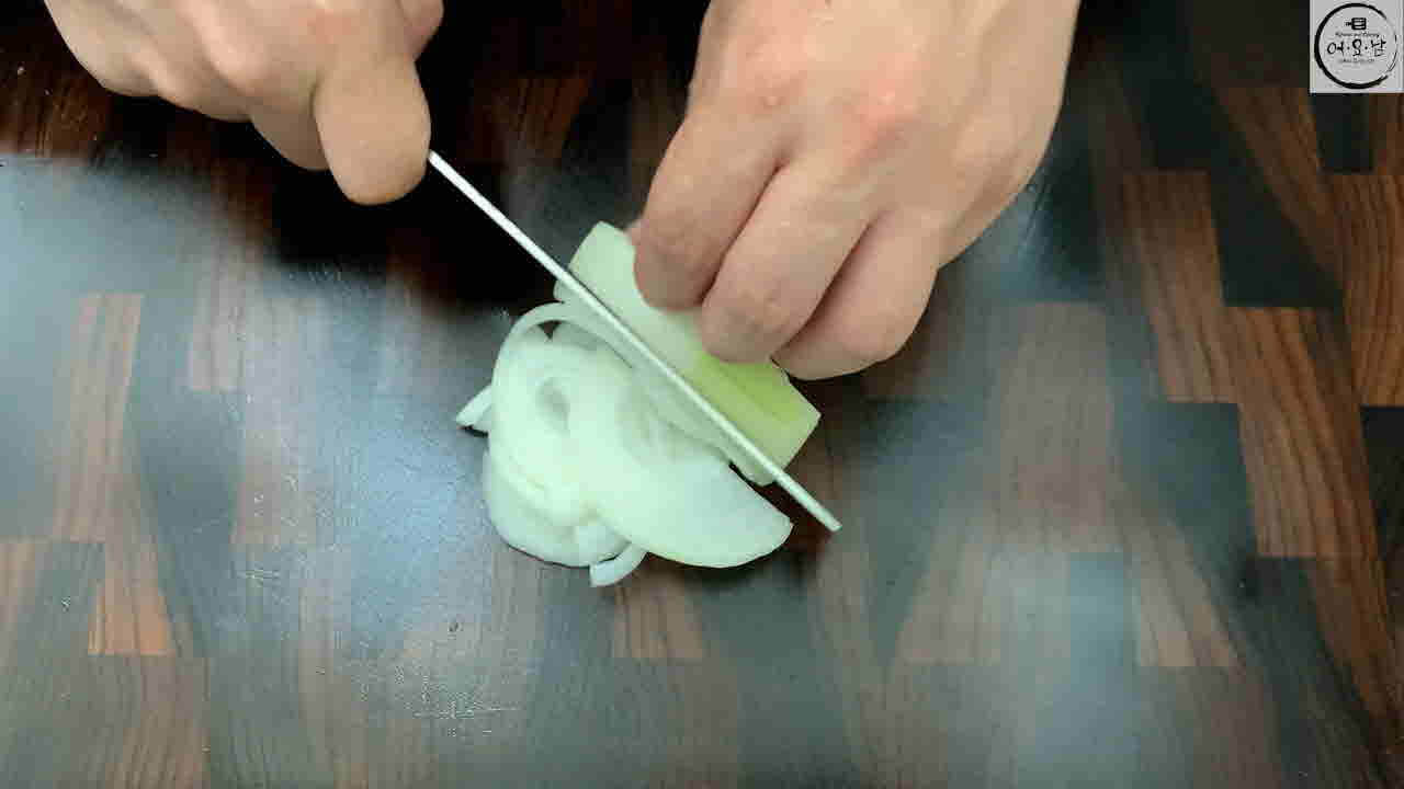 쪽파겉절이_재료준비_양파썰기