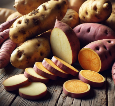 감자와 고구마그림