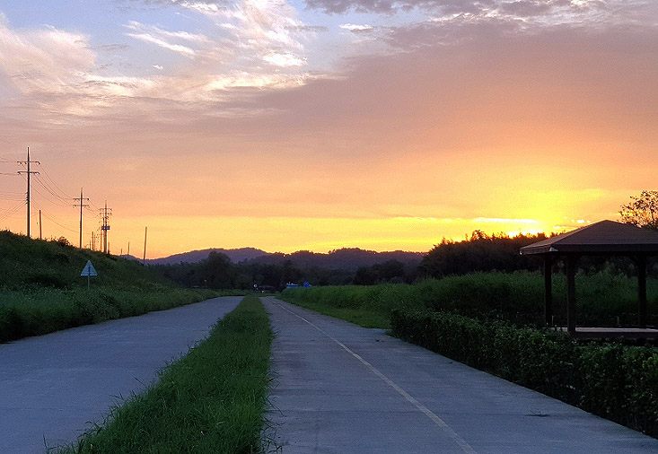 친수생태공원 와룡지구파크골프장