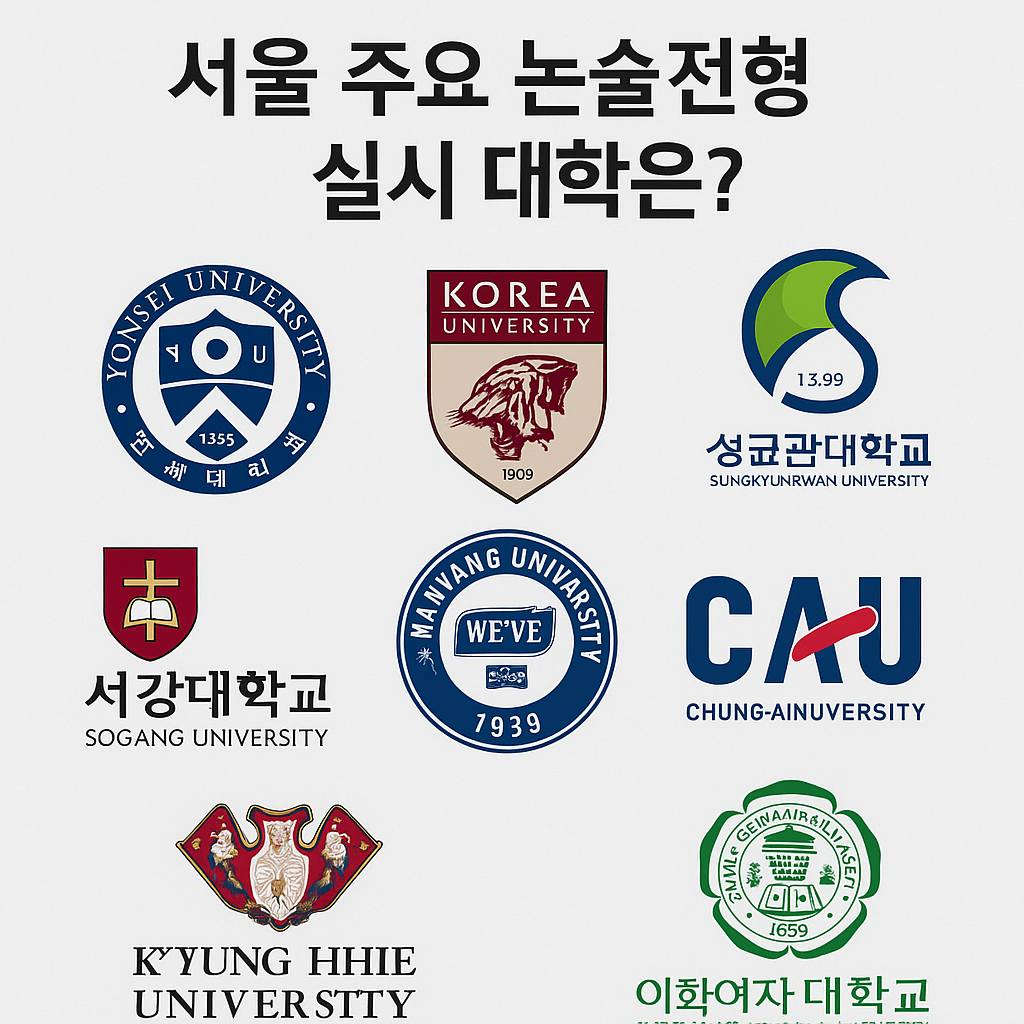 2026 논술 전형 대학