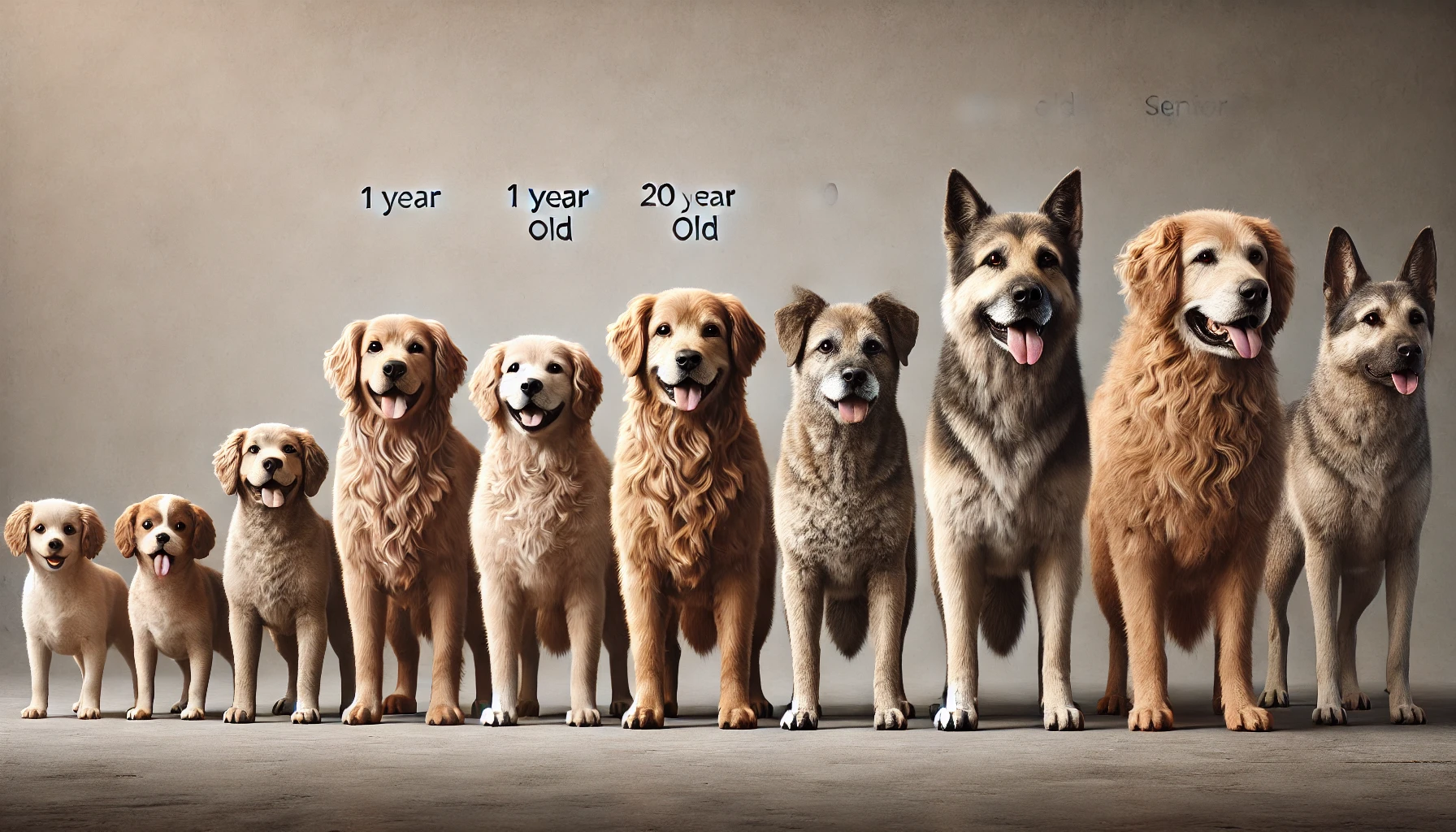 소형견과 대형견은 성장 속도와 수명에서 큰 차이