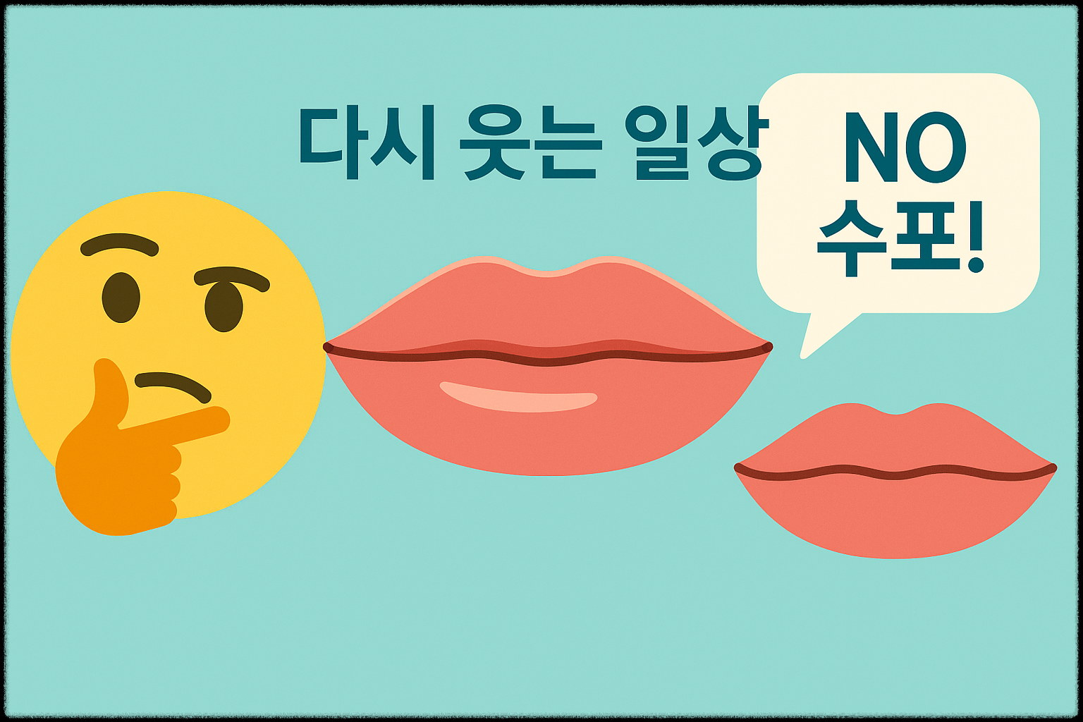 입술 수포 구순포진
