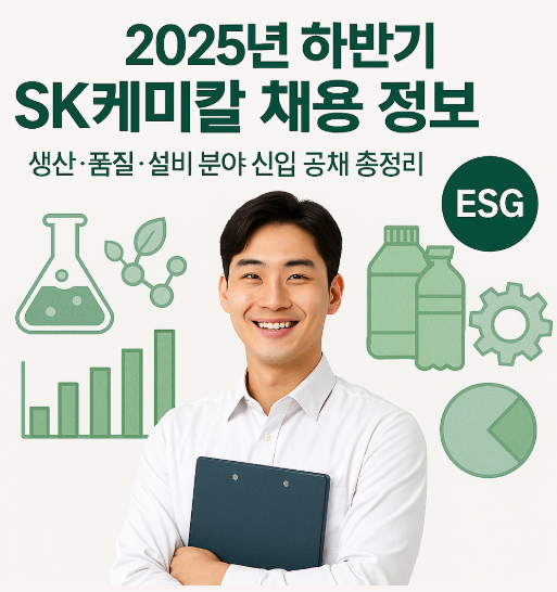 2025년 하반기 SK케미칼 채용 정보