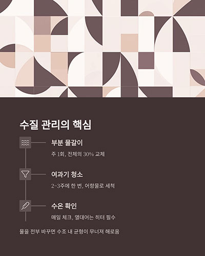 수질 관리: 물이 생명이다