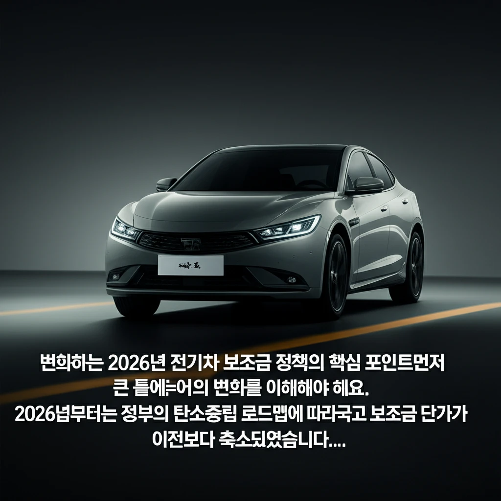 2026년 전기차 보조금 산정 기준 ..