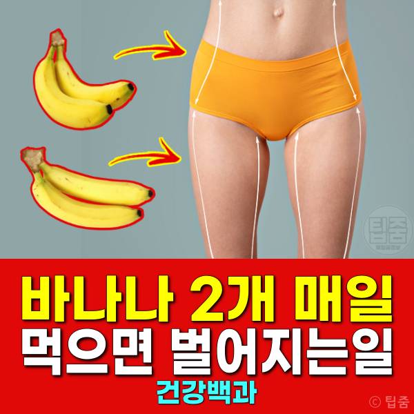 바나나 2개 매일 먹으면 바나나효능 바나나다이어트