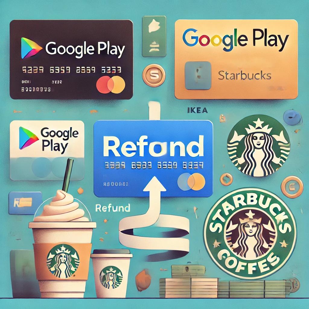 기프트 카드 환불
