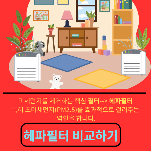 공기 청정기 구매전 꼭 알아야할 - 필터 종류와 헤파필터 등급