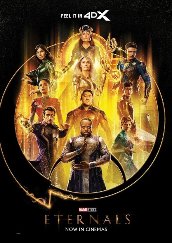 이터널스 포스터 모습